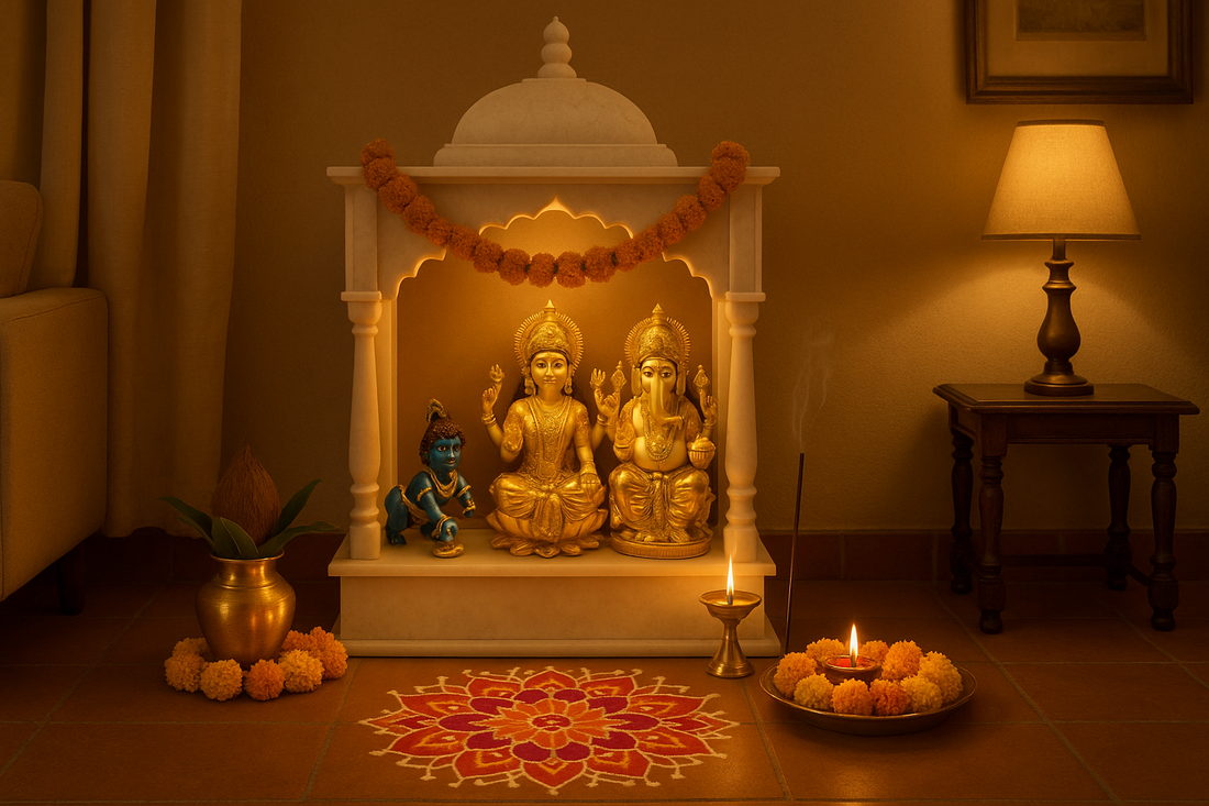 🛕 How to Set Up a Mandir at Home: Must-Have Items & Vastu Tips