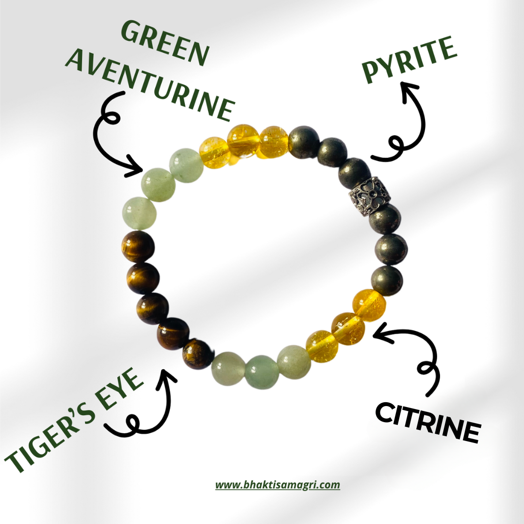 Financial Growth Crystal Healing Bracelet