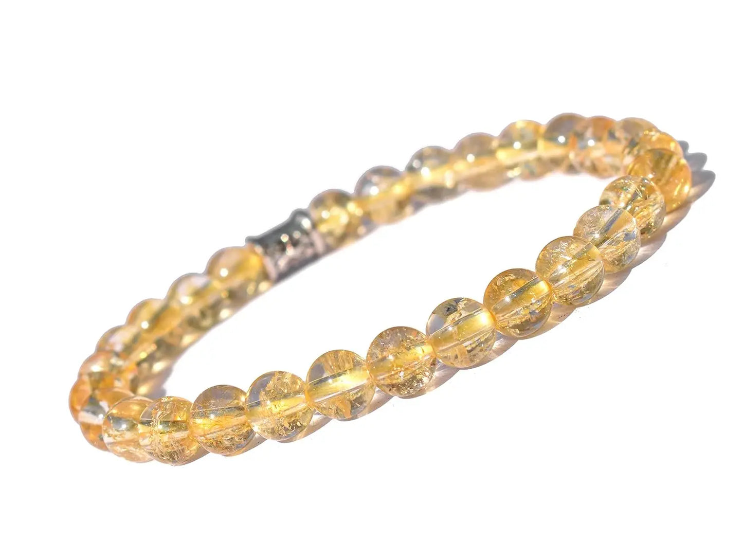 Citrine Crystal Healing Beaded Bracelet - Bhakti Samagri