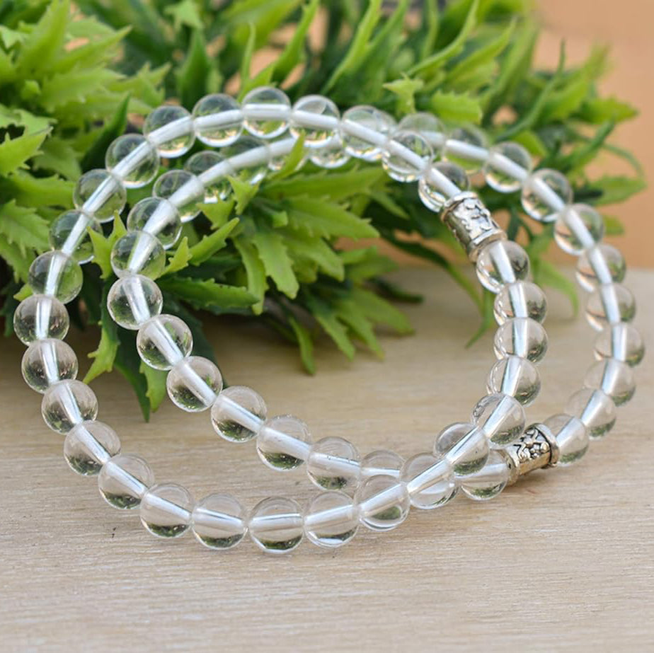 Clear Quartz Crystal Healing Bracelet - Bhakti Samagri