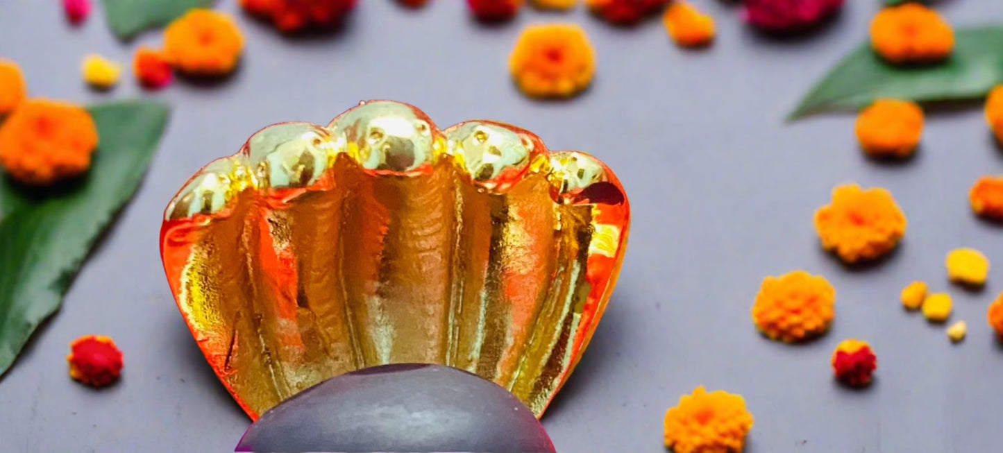 Gold & Silver Plated Shivling