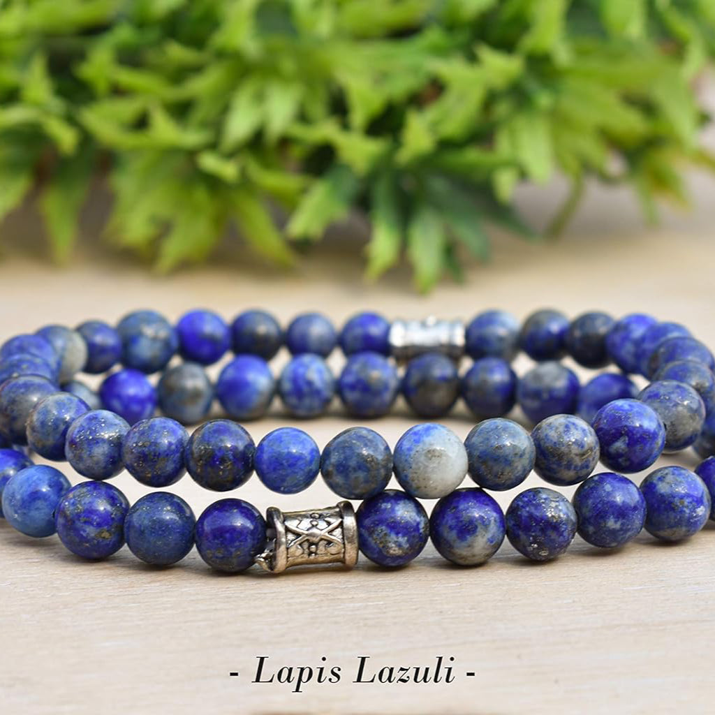 Lapis Lazuli Crystal Healing Bracelet - Bhakti Samagri