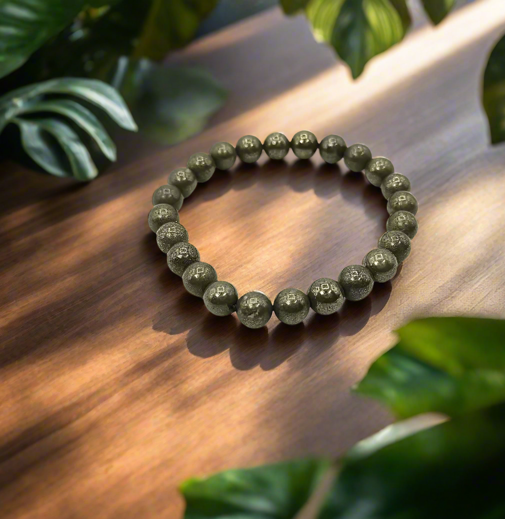 Pyrite Crystal Healing Bracelet - Bhakti Samagri