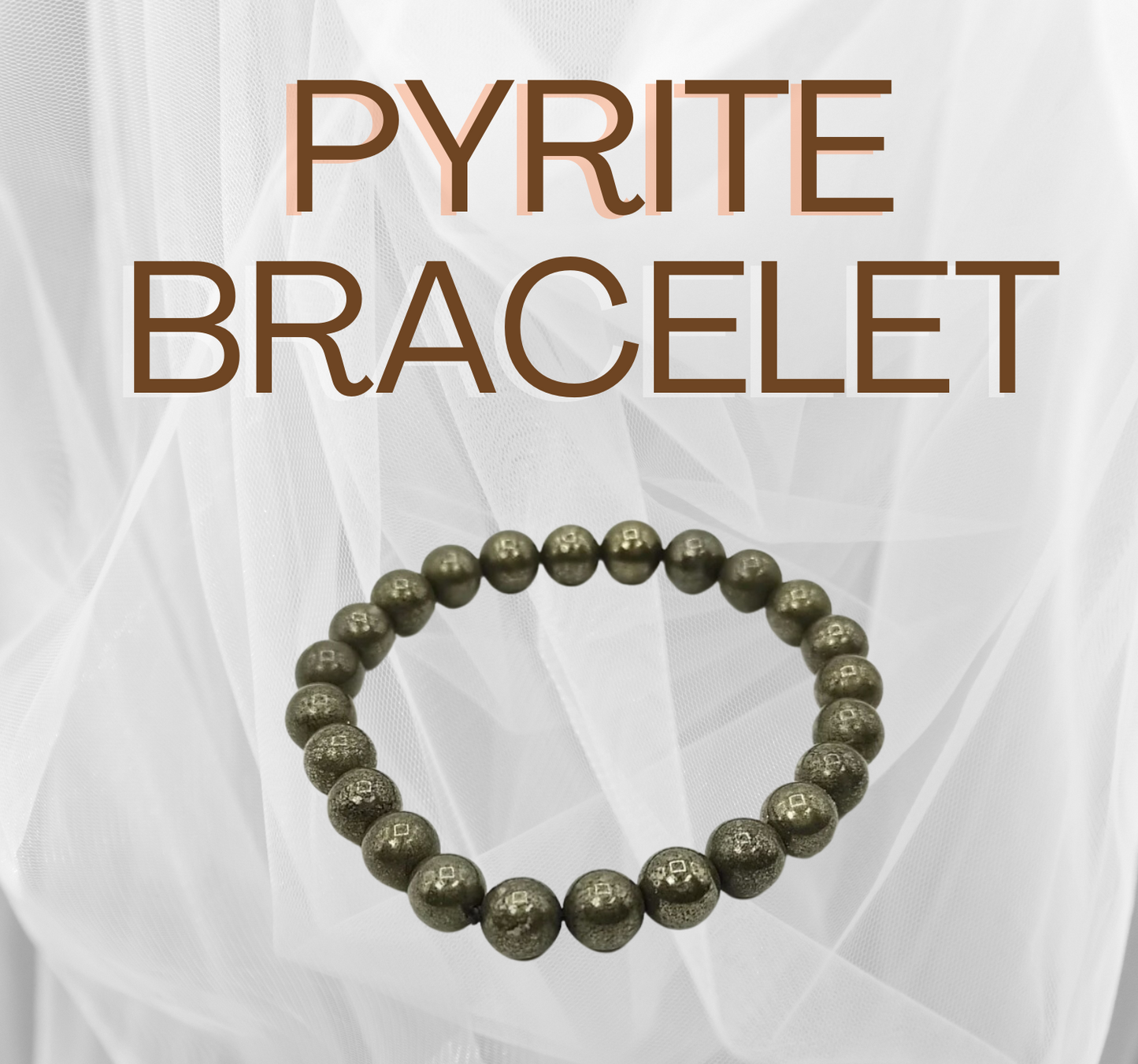 Pyrite Crystal Healing Bracelet - Bhakti Samagri