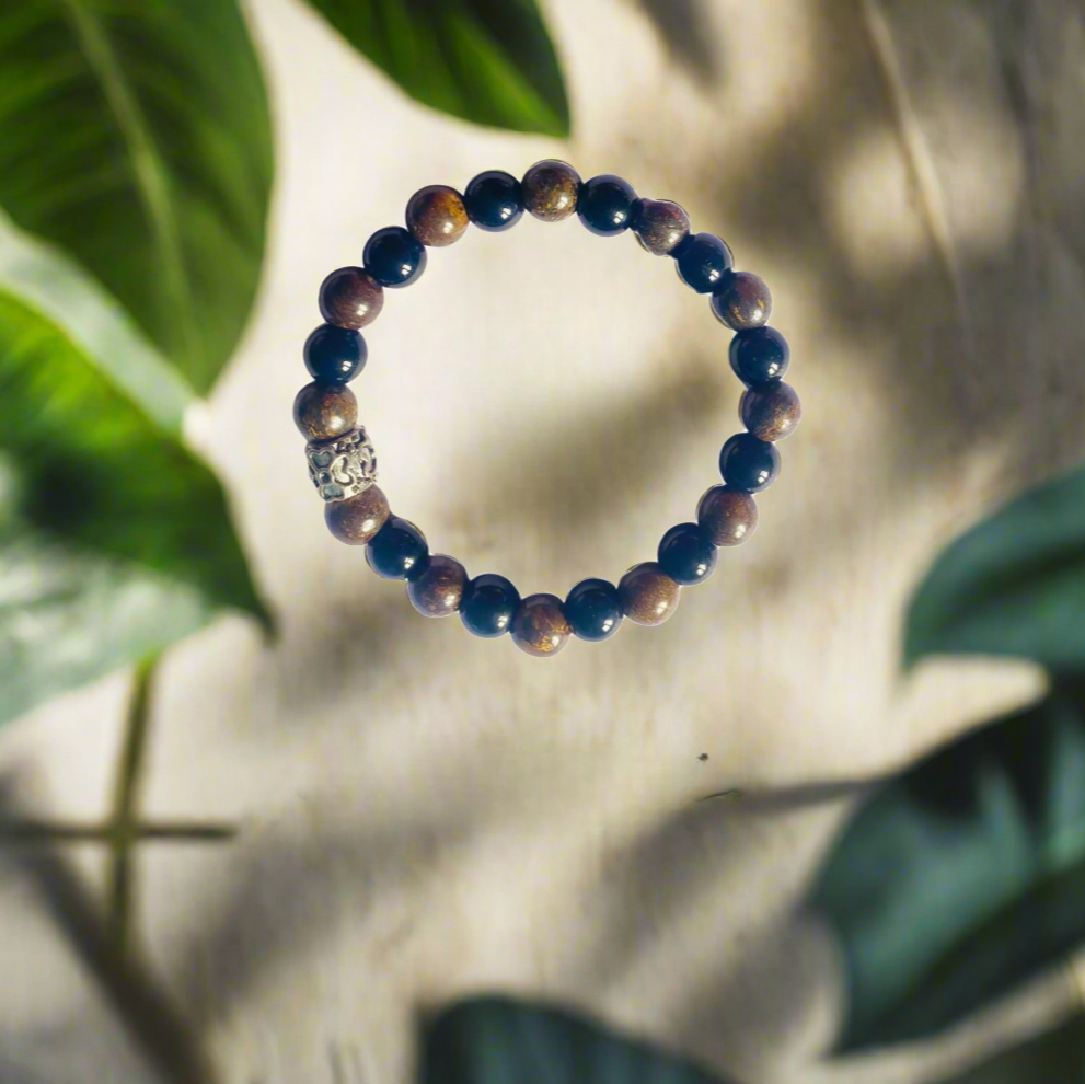 Overall Protection Bracelet - Black Tourmaline & Bronzite