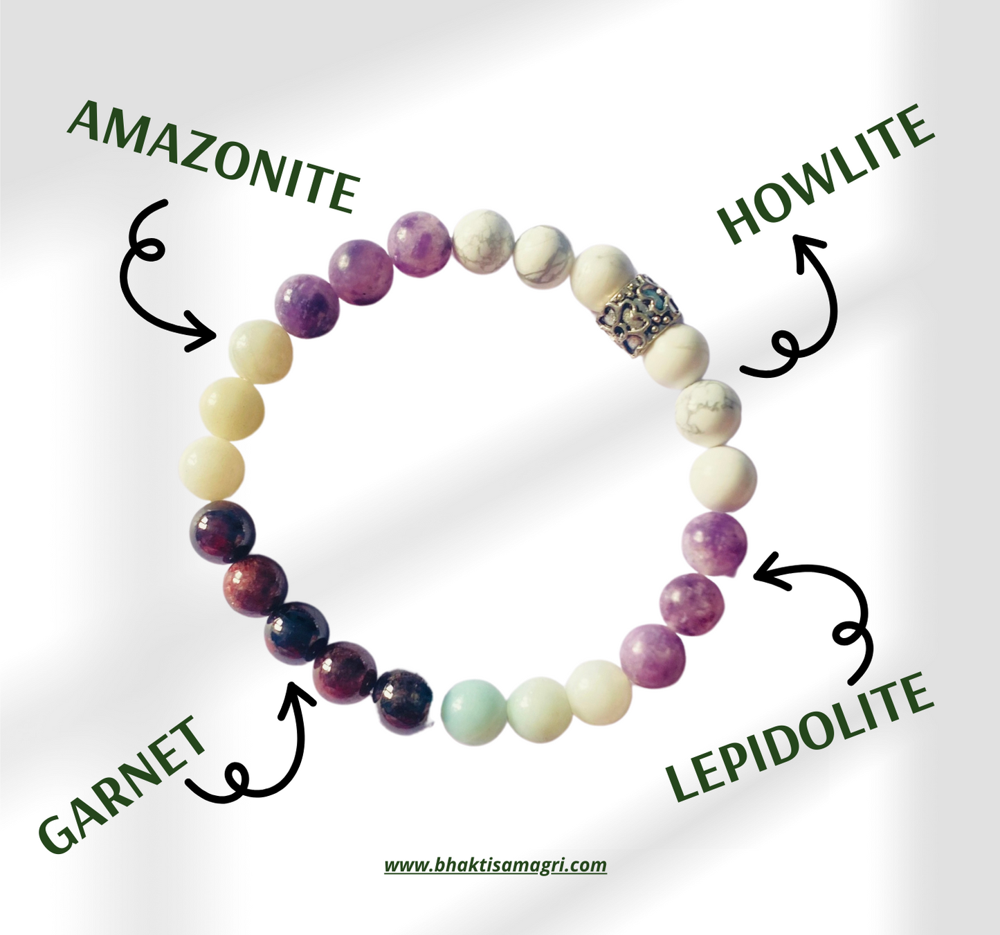 Improve Concentration & Focus Crystal Healing Bracelet