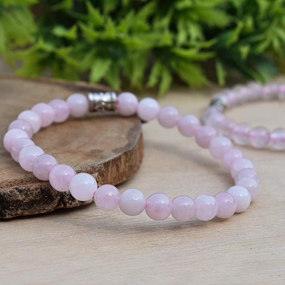 Rose Quartz Crystal Healing Bracelet - Bhakti Samagri