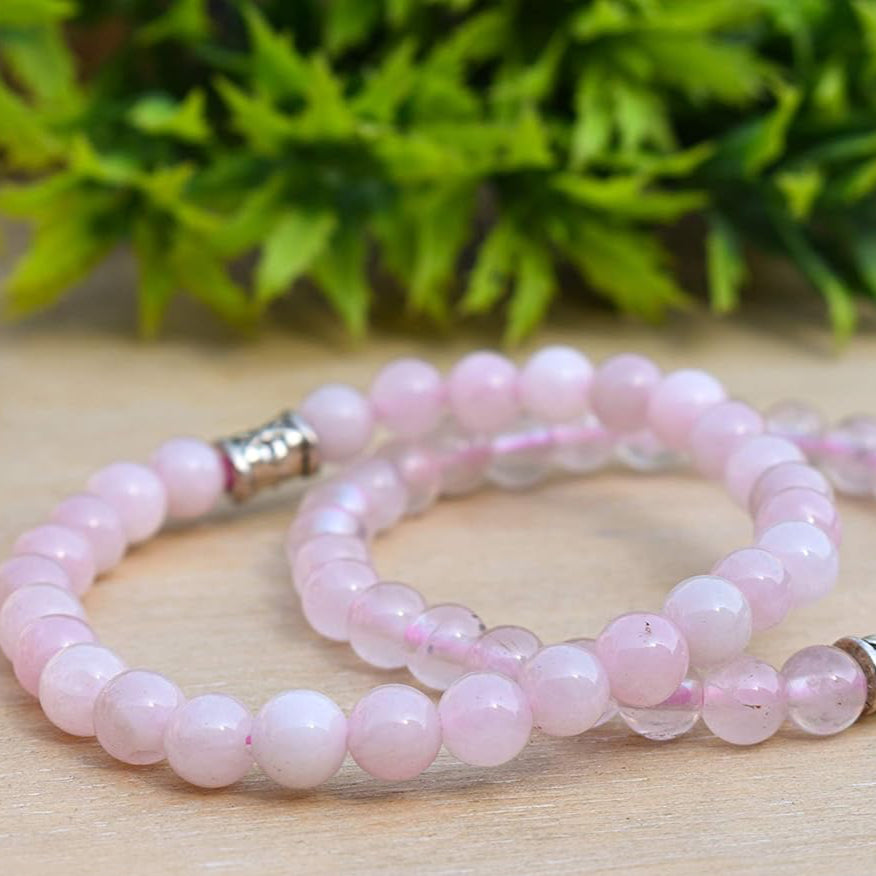 Rose Quartz Crystal Healing Bracelet - Bhakti Samagri