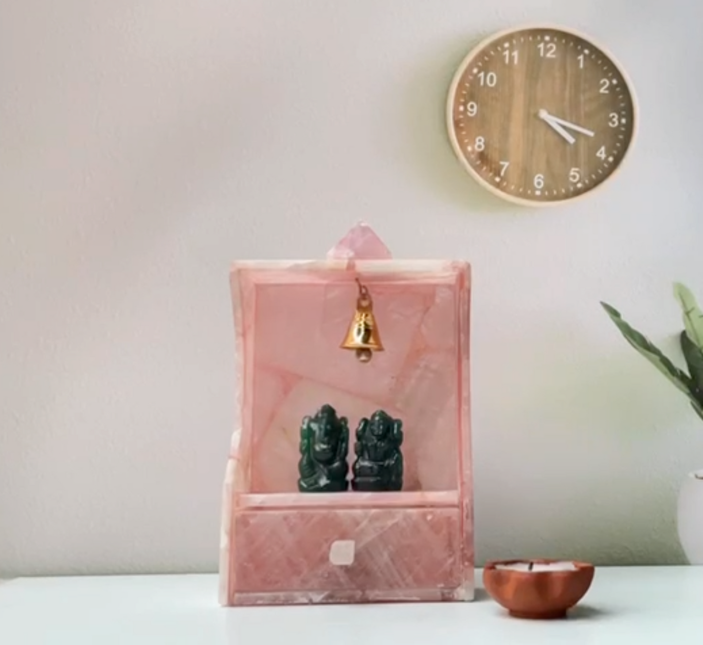 Rose Quartz Temple - Bhakti Samagri