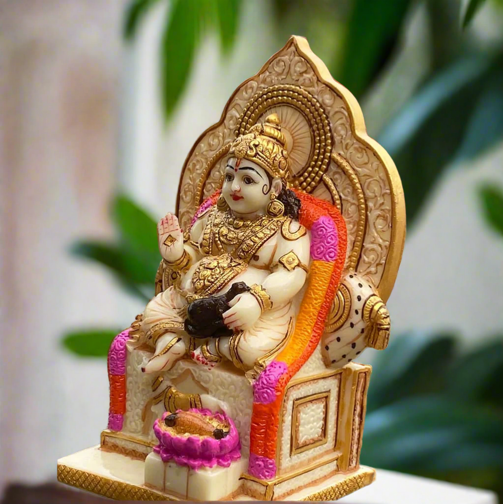 Handcrafted Kuber Ji Murti | 7.5 Inches