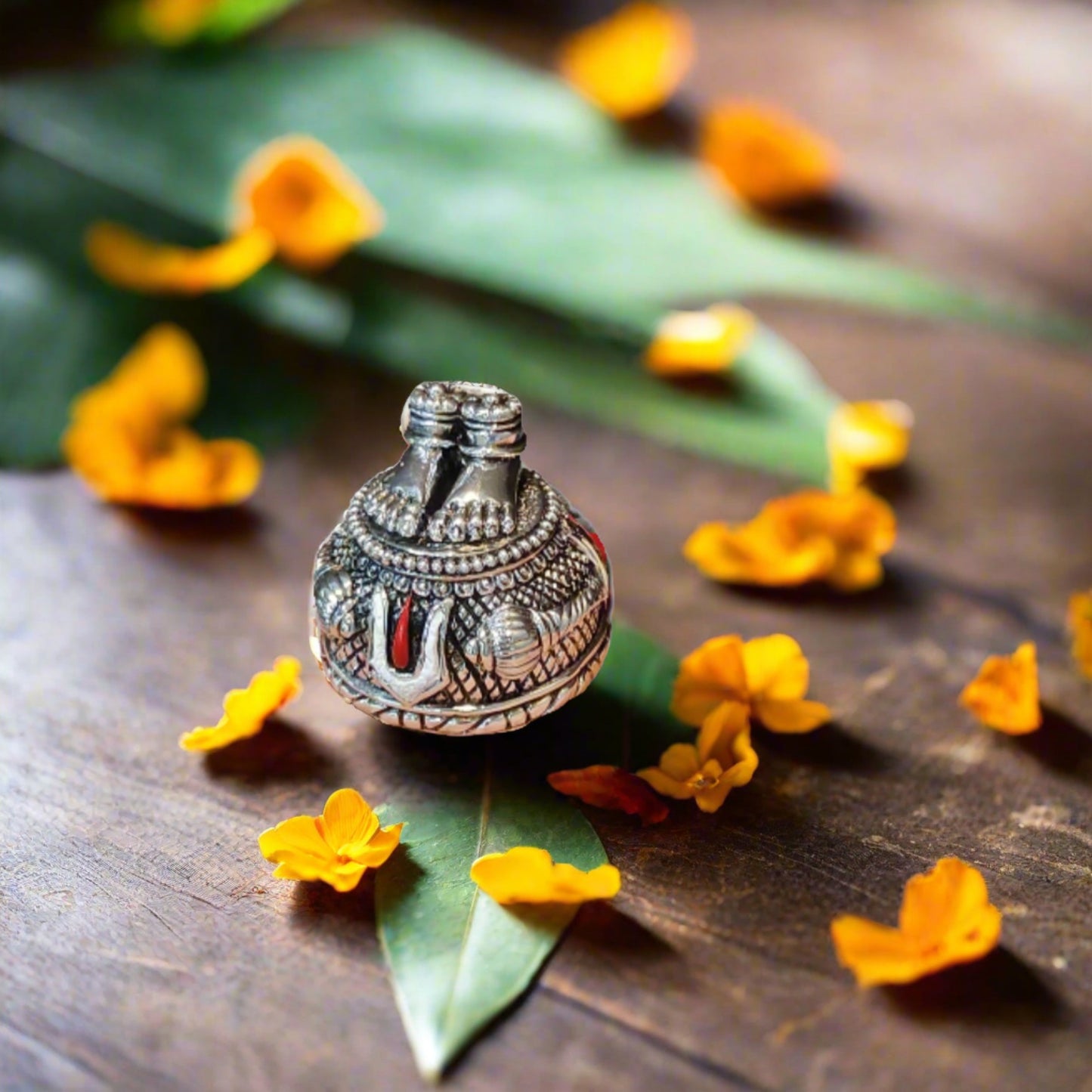 Gold Plated Hanuman Ji Charan Paduka