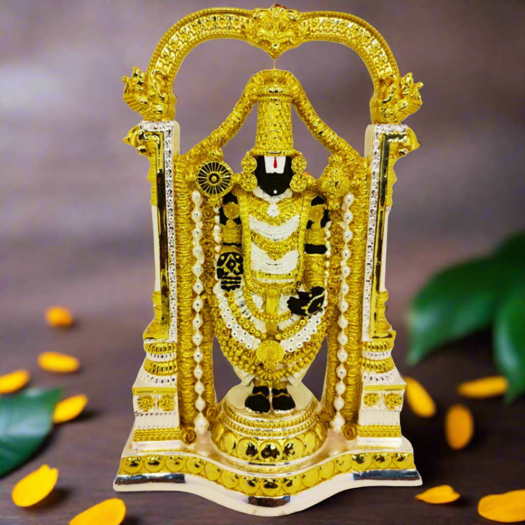 Gold & Silver Plated Tirupati Balaji | Shri Venkateshwara Swami ...