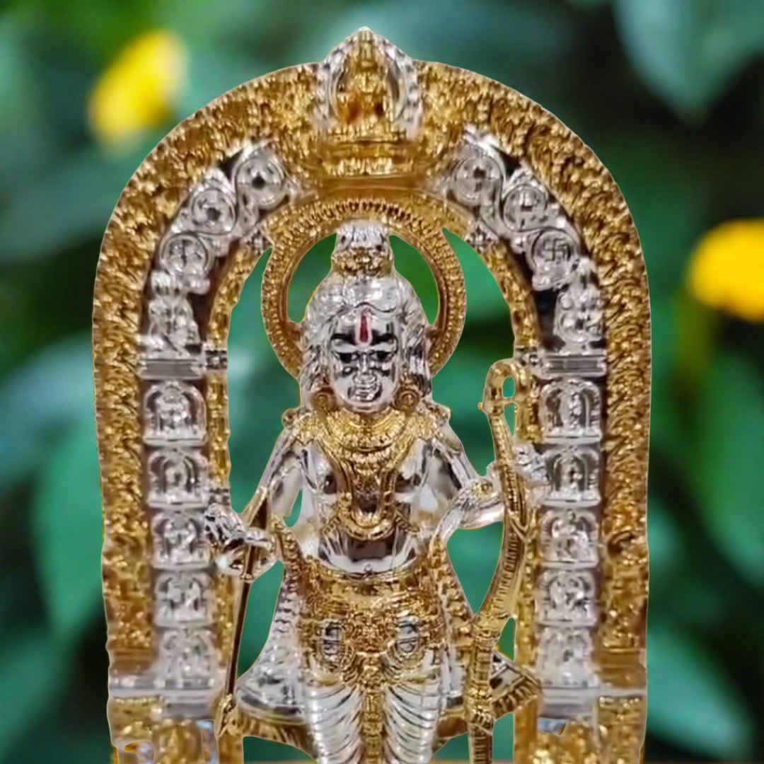 Gold & Silver Plated Shri Ram Lalla Murti