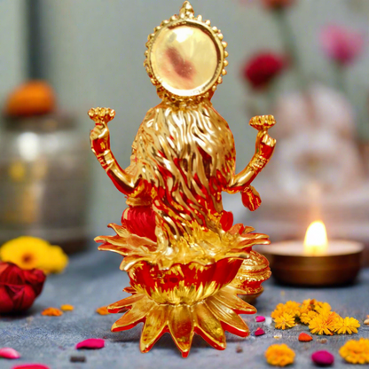 Gold Plated Lakshmi Ji Murti