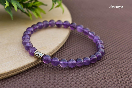 Amethyst Crystal Healing Bracelet