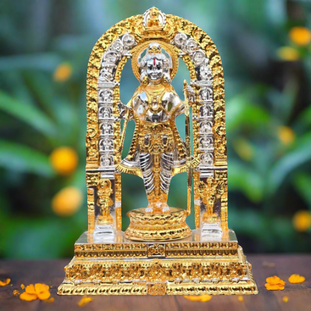 Gold & Silver Plated Shri Ram Lalla Murti