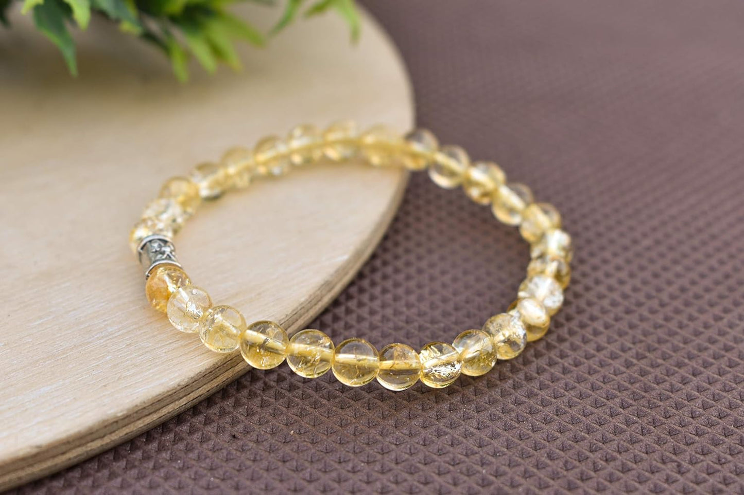 Citrine Crystal Healing Beaded Bracelet