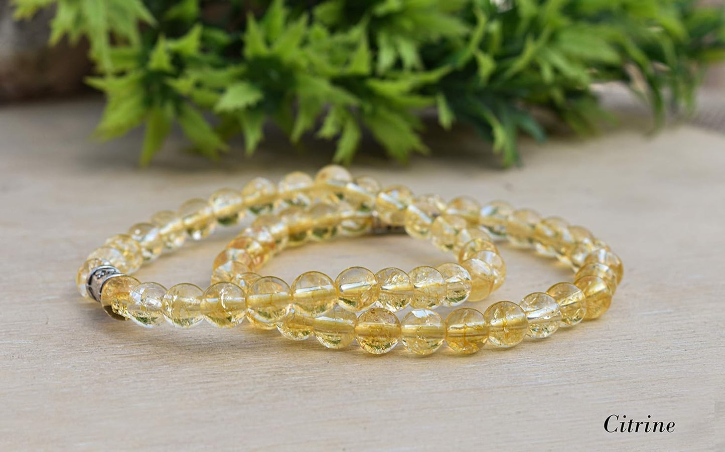 Citrine Crystal Healing Beaded Bracelet