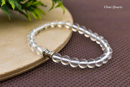 Clear Quartz Crystal Healing Bracelet