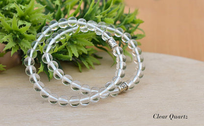 Clear Quartz Crystal Healing Bracelet