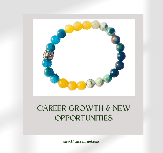 Career Growth & New Opportunities Crystal Healing Bracelet