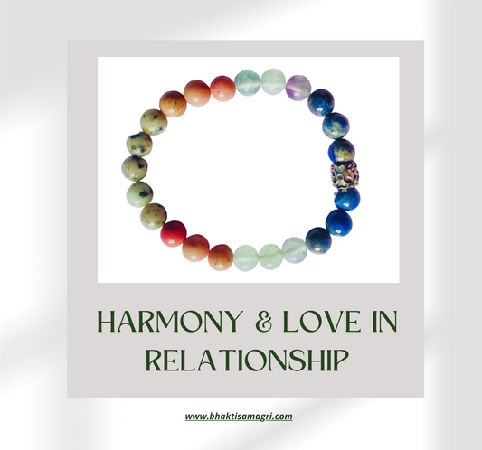 Harmony & Love in Relationship Crystal Healing Bracelet