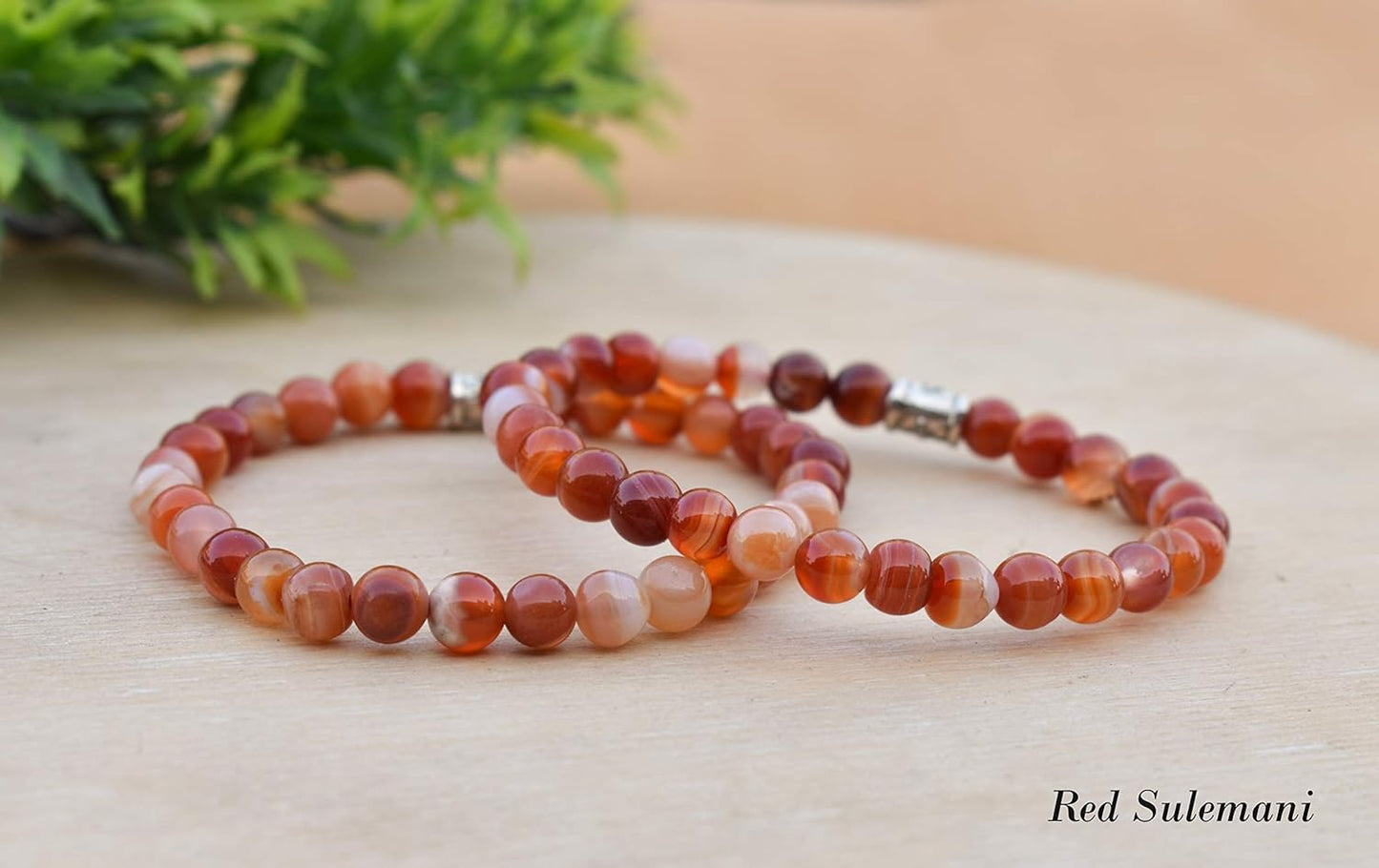 Red Sulemani Crystal Healing Bracelet