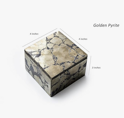 Golden Pyrite Box