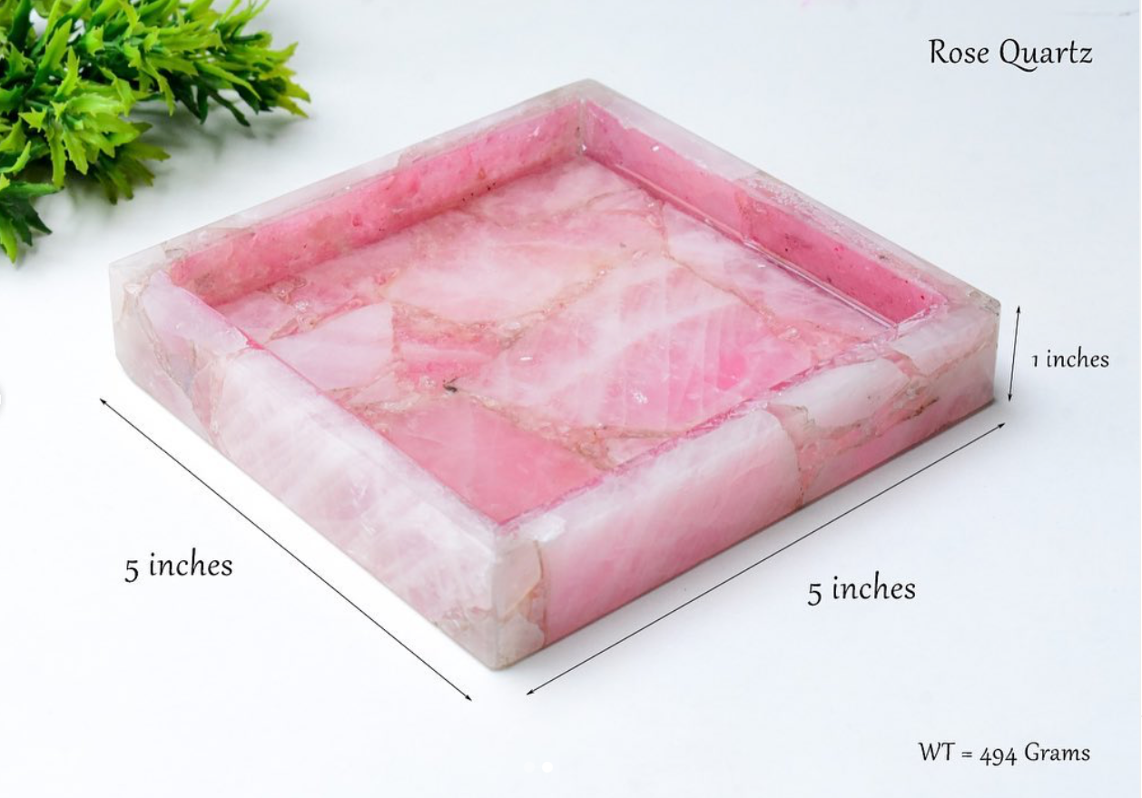 Rose Quartz Tray