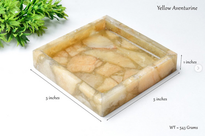 Yellow Aventurine Tray