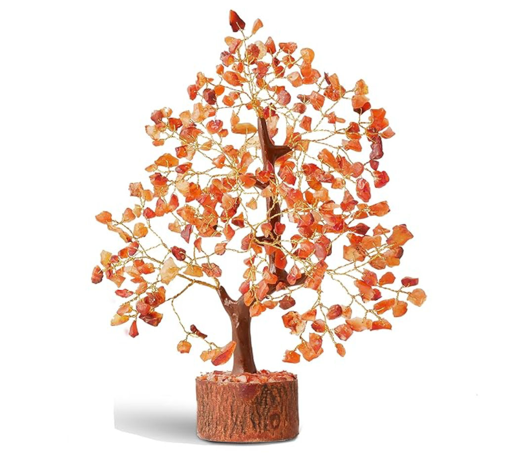 Carnelian Crystal Stone Tree