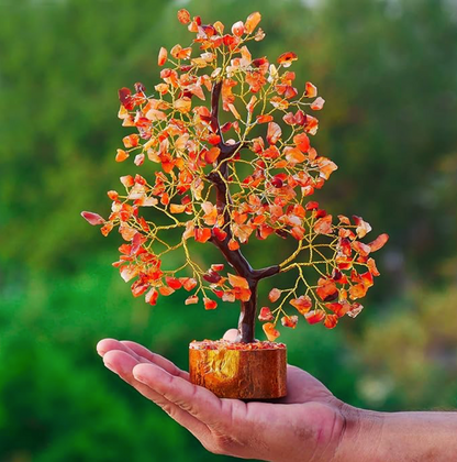 Carnelian Crystal Stone Tree