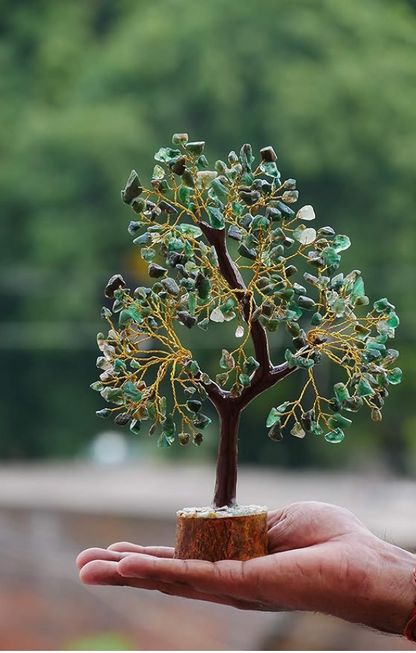 Green Aventurine Crystal Stone Tree