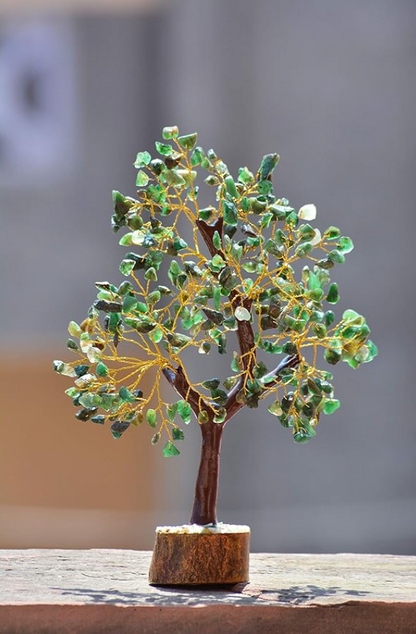 Green Aventurine Crystal Stone Tree