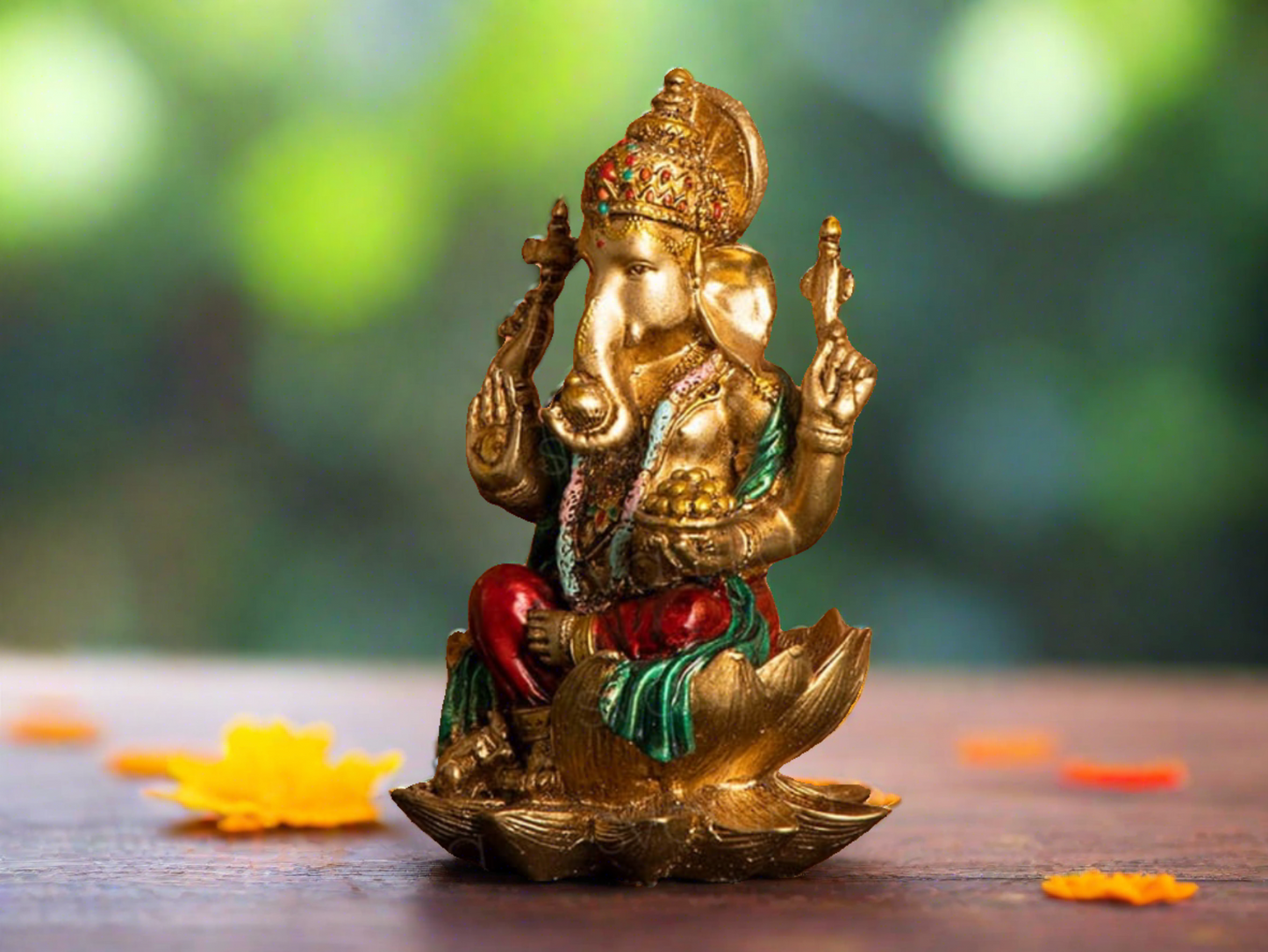 Lord Ganesh Ji Murti in Antique Finish