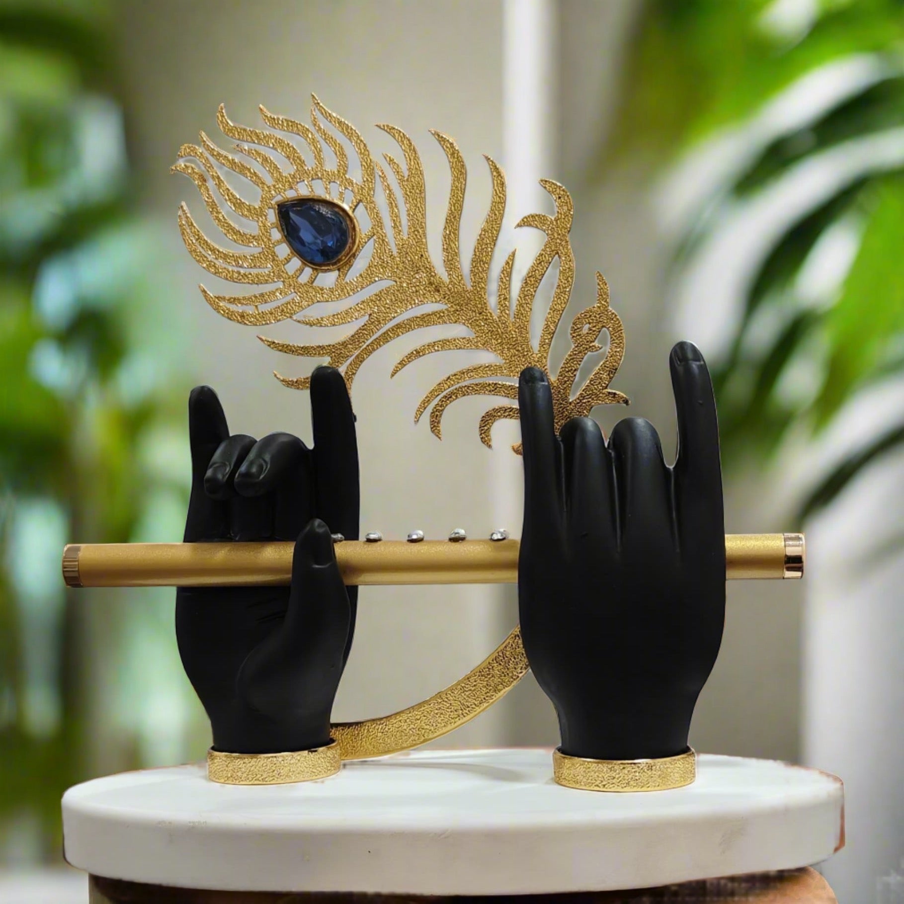 Krishnaji Divine Hands Idol - Bhakti Samagri