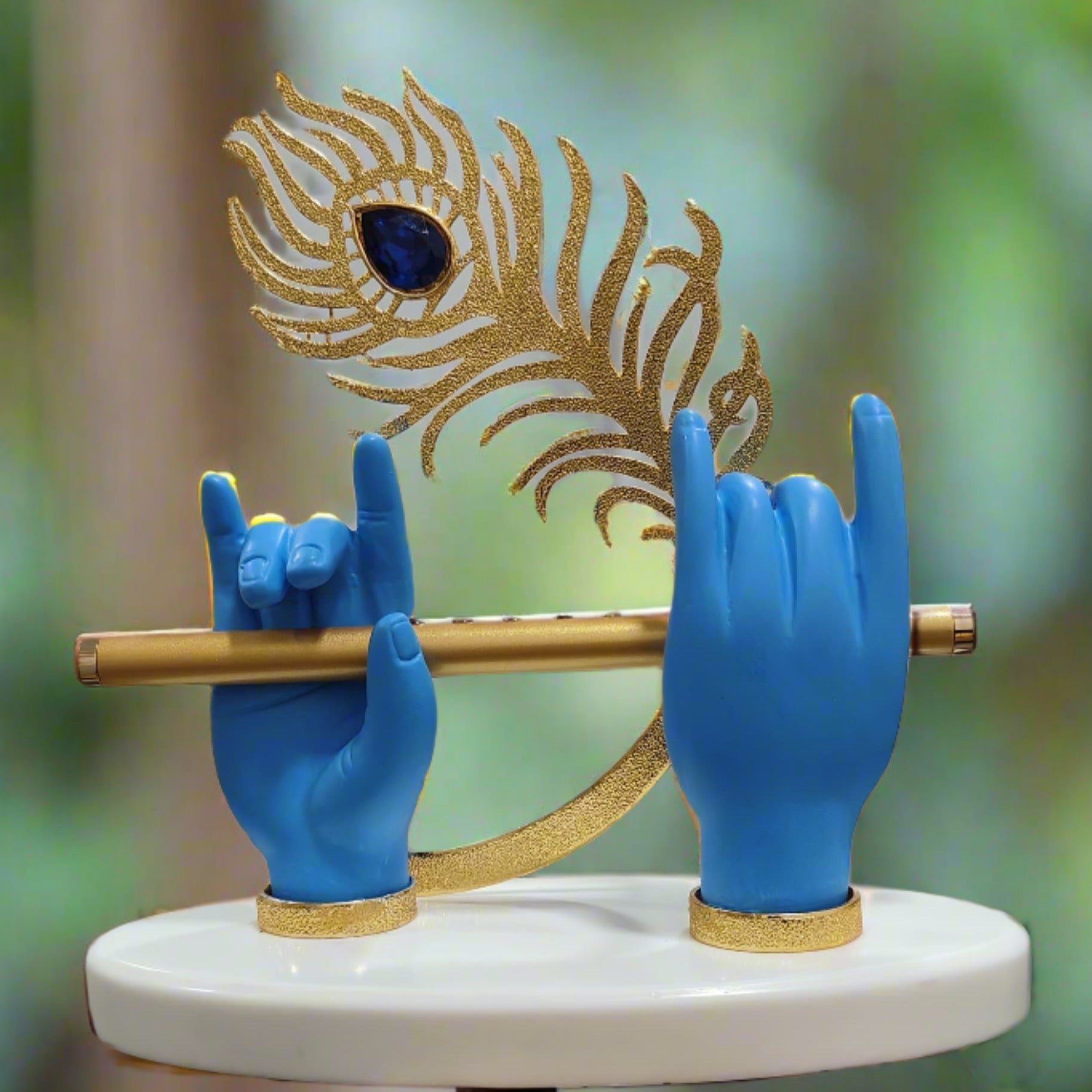 Krishnaji Divine Hands Idol - Bhakti Samagri