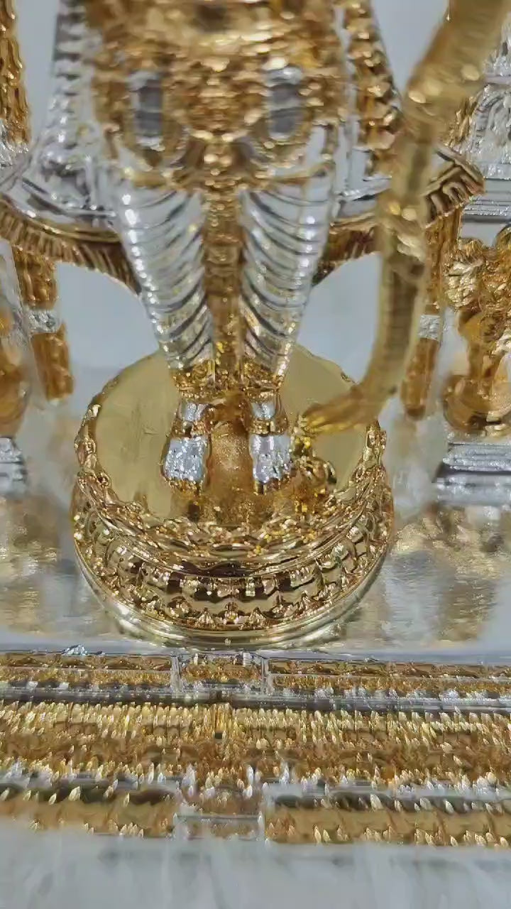 Gold & Silver Plated Shri Ram Lalla Murti – Bhakti Samagri